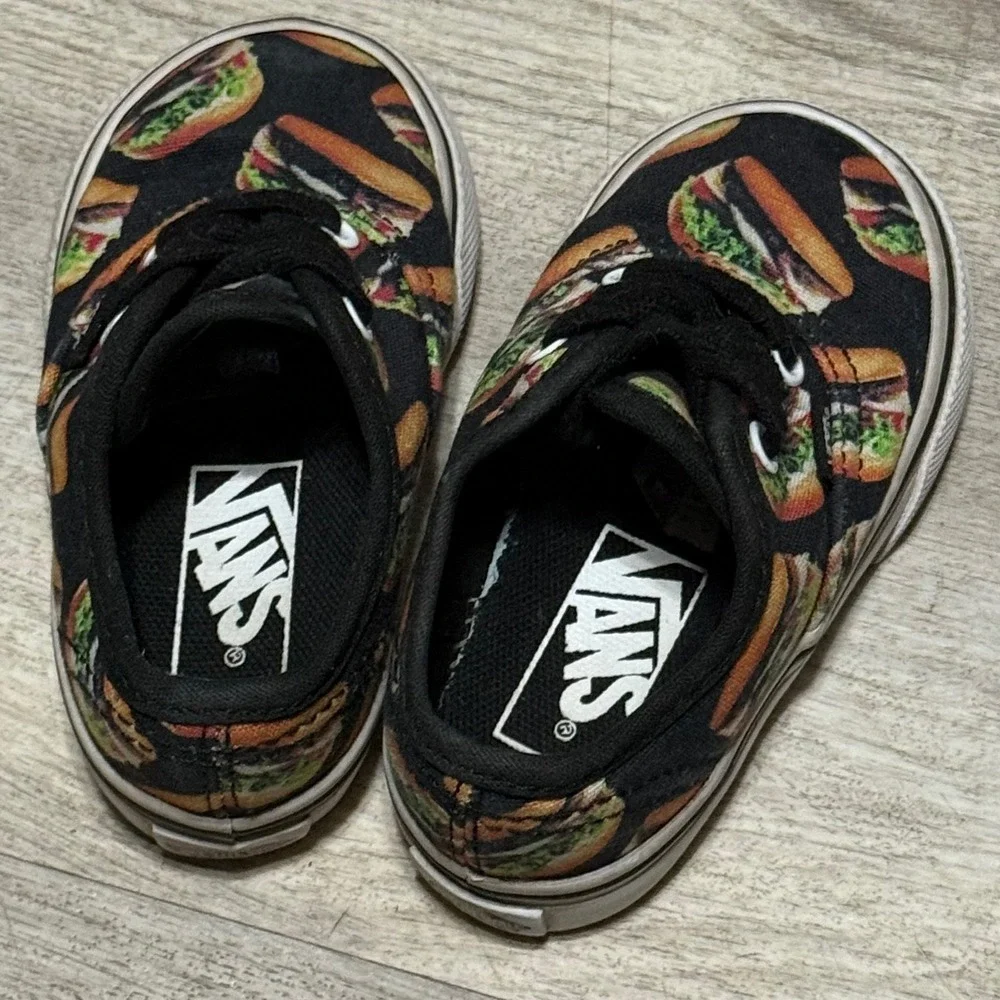 VANS Off the Wall Burger Toddler 4 Shoes‎ Sneaker